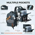 thumbnail image 4 of KastKing Fishing Tackle Backpack,Water-Resistant Fishing Bag With 2 Rod Holders,Fishing Gear and Equipment -KarryAll KastMate, 4 of 9