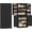 Black, variant on 72" Tall Kitchen Pantry Cabinet, Farmhouse Storage Cabinet with 8 Door Racks and Drawer, Freestanding Food Pantry with Adjustable Shelves and Barn Doors, Black