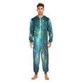thumbnail image 3 of FORMRS Onesies Pajama for Adults Unisex Hoodie Winter Jumpsuit One Piece Sleepwear, Sizes S-2XL, Magical Forest Glowing Lights, 3 of 7