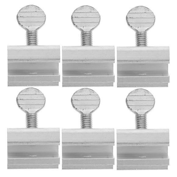 6pcs Security Window Locks Sliding Window Locks Window Security Stoppers Buckles Window Sliding Security Lock Window Security Stopper Buckles Sliding Door Window Locks