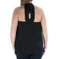thumbnail image 2 of Bar III Tie Back Keyhole Top Deep Black L, 2 of 2
