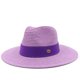 thumbnail image 2 of Sombrero de sol con cinta elástica para hombre y mujer, accesorio de playa, protector solar de viaje, paja, 2 of 4
