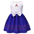 thumbnail image 2 of Little Girls Encanto Casual Dress Sleeveless Mirabel Print Princess Dress Party Clothes, 2 of 5