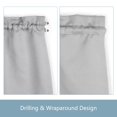 thumbnail image 4 of Barra de cortina TYRON con banda atornillada ajustable de 45 a 75 cm, 2 unidades, color blanco, 4 of 6