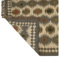 thumbnail image 5 of Kilim Wool Jute Rug – Handwoven Southwestern Area Rug with Tribal Geometric Pattern & Fringe  8 X 10 FEET, 5 of 6