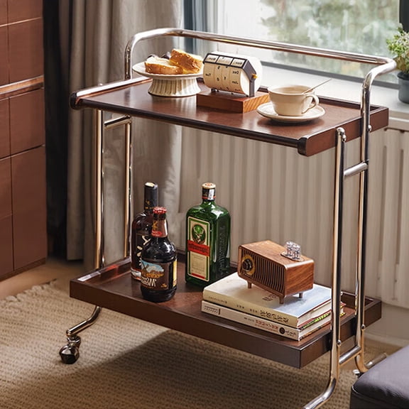 Solid Wood Narrow Side Table, Slim Small Pedestal Coffee Table for Living Room, Modern Minimalist Design for Small Spaces, Recliner Drink Table