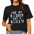 thumbnail image 1 of Tops de Ajuste Suelto para las Mujeres Blusas Impresas Pullover de Manga Corta, Cuello Redondo Top de Poliéster Casual, 1 of 6