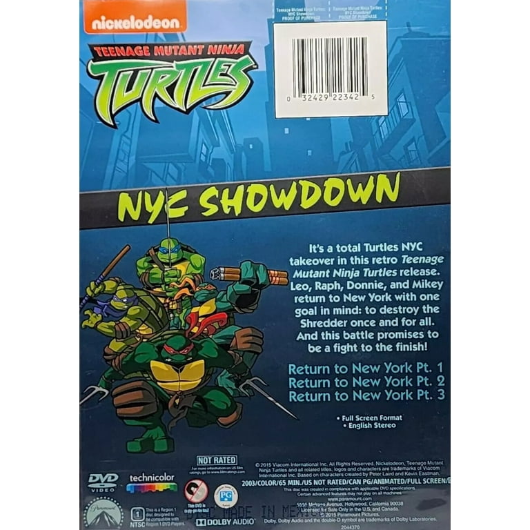 Teenage Mutant Ninja Turtles: Nyc Showdown (DVD