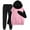 Pink, variant on Hwmodou Toddler Girls Outfit Sets Kids Girl Boy Long Sleeve Lightweight Hoodie Sweatshirts And Long Pants Set Outfit,2-Piece,Size 3-12Y