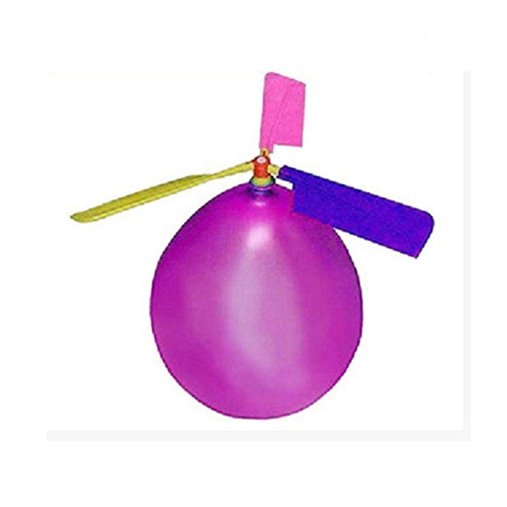 10X BALLOON HELICOPTERS FLYING TOY GIFT PARTY BAG STOCKING FILLER BIRTHDAY SCHOO 