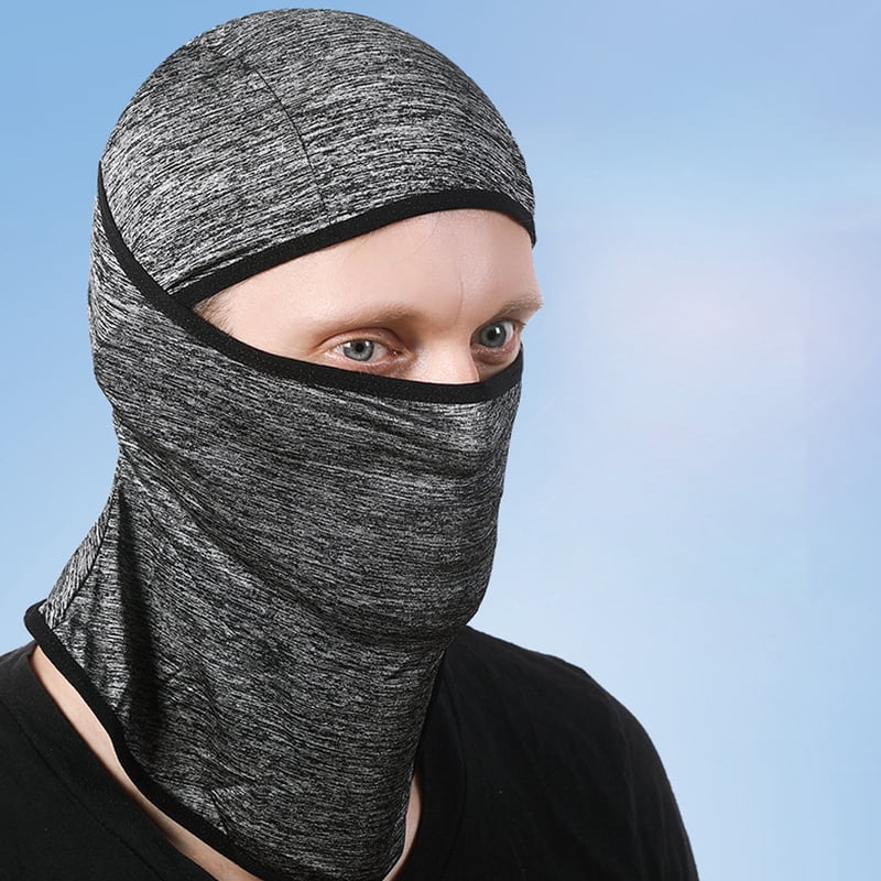 Unisex Elastic Cycling Face Mask Ice Silk Sports Face UV Protection Hood Comfortable Sunscreen Headgears For Outdoor Hiking