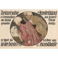 thumbnail image 2 of Burkhard Mangold 24x18 Black Ornate Framed Double Matted Museum Art Print Titled: Historical Exhibition V. Products of the Basel Private Property in the Basel Kunsthalle (1912), 2 of 5