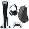 PlayStation 5 Console with Pulse Headset and Carry Bag (PS5 Dissc Version)