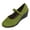 Green, variant on Willtoo Women’s Mary Jane Wedge Pumps, Closed Toe Faux Suede Wedge Heels with Buckle Strap, Comfort Dress Shoes for Work & Wedding & Outdoor