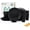 Black, variant on Homienly Plate Sets, 40-piece Wheat Straw Dinnerware Set for 8, Unbreakable, Dishwasher & Microwave Safe, Plastic Dinnerware Set and Dish Set for Home, College, Picnic and Travel, Multicolor