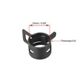 thumbnail image 3 of Uxcell 15mm Black Steel Band Spring Clamp for Fuel Line Silicone Hose 10 Pack, 3 of 5