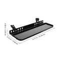 thumbnail image 4 of STRANDCHIC Black Plastic Detachable Easel Tray for Painting Tool Storage and Art Supplies Organizer Accessory, 4 of 6