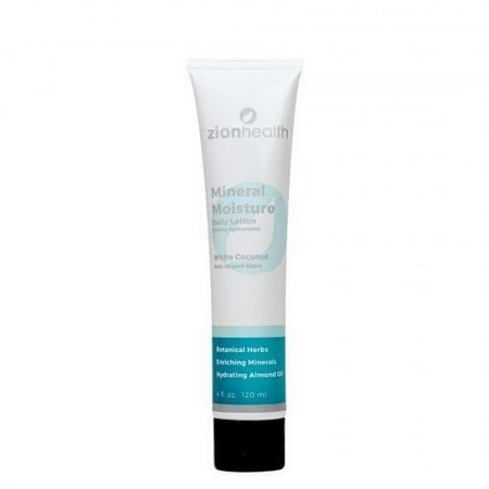 Zion Health Adama Moisture Intense Lotion White Coconut 4 oz Tube
