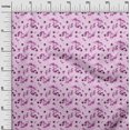 thumbnail image 3 of oneOone Cotton Silk Light Pink Fabric Abstract Floral Craft Projects Decor Fabric Printed By The Yard 42 Inch Wide, 3 of 4