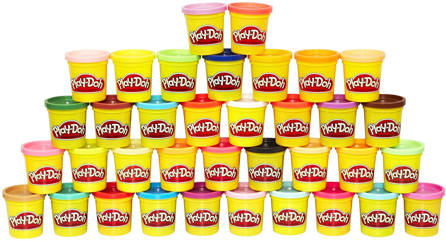 Play-Doh 36 Can Mega Pack of Non-Toxic Modeling Compound, 3 Oz Cans - Walmart.com