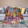 thumbnail image 6 of Rugrats Blanket, Super Soft Throw Blanket for Couch Sofa Bed, 330 GSM Flannels Blanket for Bedroom Livingroom, Suitable for All Seasons, 6 of 9