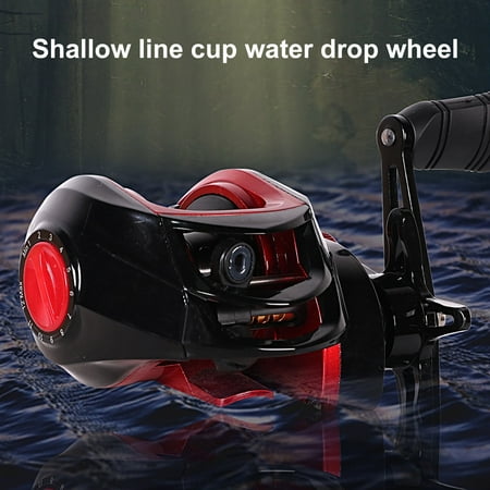 ASKMZ Baitcasting Reel Left/Right Hand Ultra-light Max Drag Gear Ratio 7.21 Freshwater Saltwater Fishing Reel for Fishing