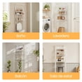 thumbnail image 3 of OSLIFE Estante para Ba&ntilde;o sobre Inodoro, Estante Organizador Ba&ntilde;o De 3 Niveles con Ganchos y Portarrollos, Estanter&iacute;a para Ba&ntilde;o de Metal con Toallero, 3 of 7