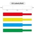 thumbnail image 7 of NIIMBOT Cable Label Maker Tape (0.49" x 4.29") Printer Sticker Paper with Self-Adhesive for D11/D110/D101/H1/H1S,1 Roll of 65 (White), 7 of 7