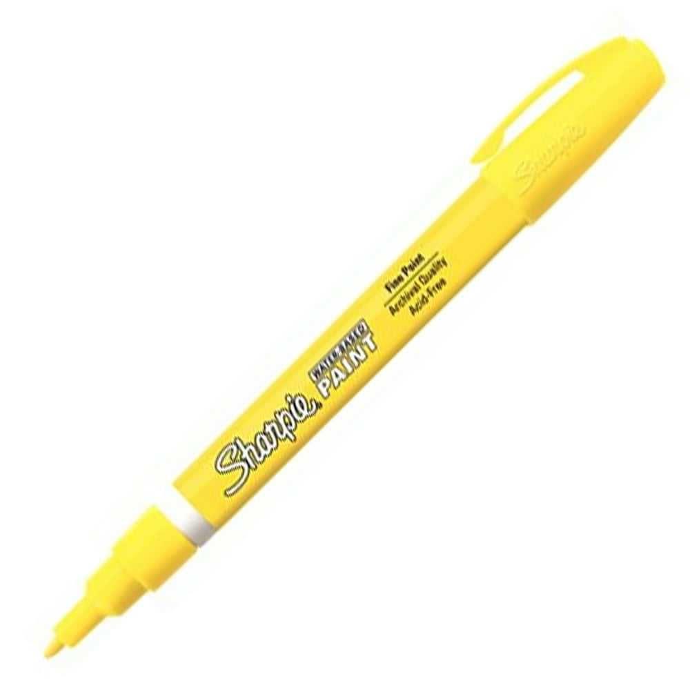Sharpie Poster Paint Marker, Medium, Yellow