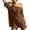 Coffee, variant on Laqbezok Women's Off-The-Shoulder Romper, Loose Casual Short Sleeve Jumpsuit, Summer One-Piece Playsuit with Pockets
