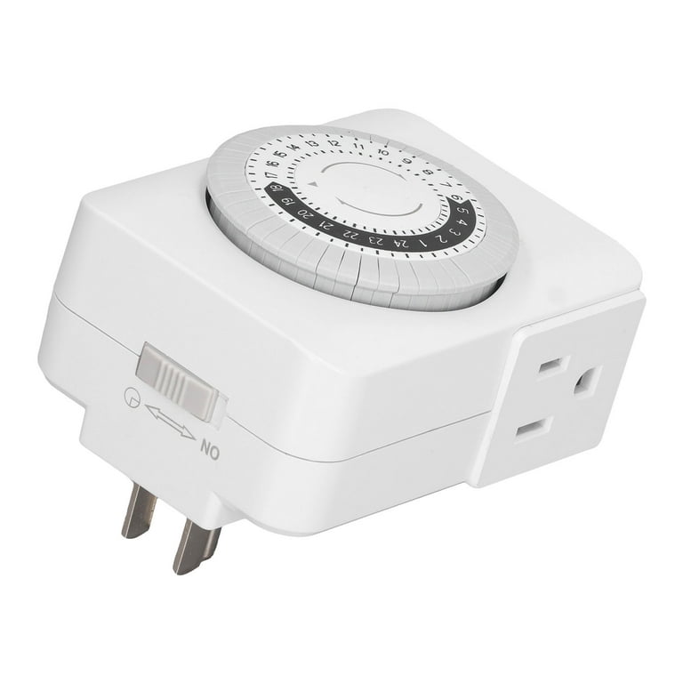 Outlet Timer Mechanical Countdown 15 Minute to 24 Hours 125V US Standard  Auto Shut Off Power