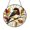 Stained Glass 5.9 Inch, variant on Elegant Bird Branch Stained Glass Window Hanging, Fall Inspired Decor Bringing Warm Light Indoors