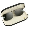thumbnail image 4 of Polar Optics Unisex REC 24 GM 56 Rectangle ClipOns Sunglasses Gunmetal, 4 of 10