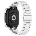 thumbnail image 4 of Dsscvnef Stylish Stainless Steel Integrated Metal Strap with Triple Bead Design for Watch 3, 4 of 6