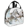 thumbnail image 2 of Balery Running White Horses Bolsa de Almuerzo Aislada – Caja de Almuerzo con Papel de Aluminio Grueso, Mantiene la Comida Fresca por 4 Horas, 2 of 8