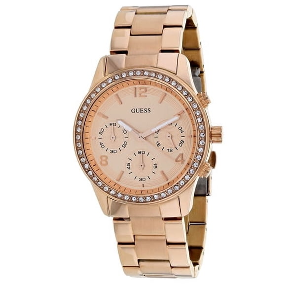 GUESS Women's Rose Gold-Tone Watch W0122L3