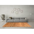 thumbnail image 3 of Ahgly Company Indoor Rectangle Oriental Orange Modern Area Rugs, 7' x 9', 3 of 4