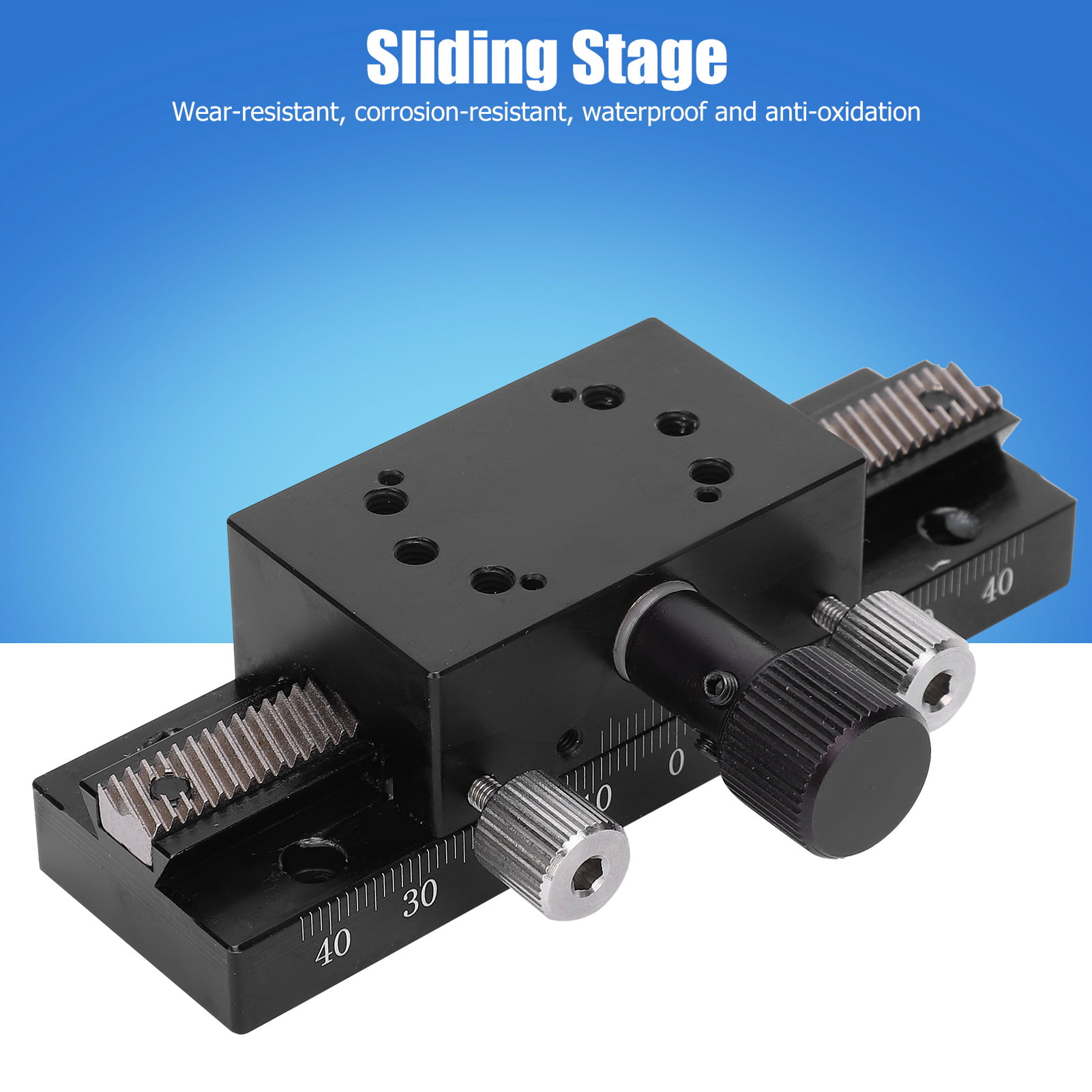 High Accuracy for Mechanical Device Linear Motion Aluminum Wear‑Resistant Linear Stage Large Stroke Corrosion‑Resistant Manual Platform 