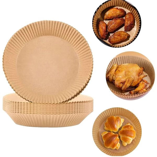 100 Pcs Air Fryer Disposable Paper Liner, Air Fryer Liners