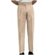 thumbnail image 1 of Pantalones largos de moda para hombre, estilo casual, con bolsillos y cremallera, cintura elástica, de poliéster., 1 of 3