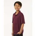 thumbnail image 2 of AllPro 41800Y Pro-Lock Youth Performance Polo-Maroon-M, 2 of 6