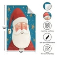 thumbnail image 3 of Kitchen Towel 28x18 Inches x4，Plate Towel, Decorative Towel, Napkin, Tea Towel Tea Towels For Kitchen Dish Cloths & Dish Towels Blue Santa Claus, 3 of 7