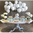 thumbnail image 3 of Latex Balloons, 100-Pack, 12-Inch, White Balloons, 3 of 5
