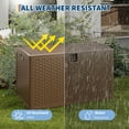thumbnail image 3 of Coffre de Rangement Extérieur Étanche de 120 Gallons – Coffre de Terrasse Verrouillable, 3 of 8
