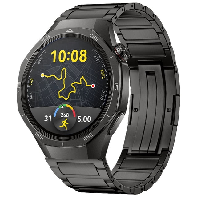 Stainless Steel Metal Replacement Strap Compatible With Smart Watch 5 Pro Durable Band Accessory Featuring Secure Clasp And Universal 20mm Width Design