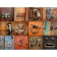 thumbnail image 2 of Mahan, Kathy 14x12 White Modern Wood Framed Museum Art Print Titled - On the Door IV, 2 of 4