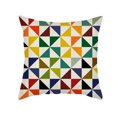 thumbnail image 3 of Juego de 4 fundas de almohada de 45 x 45 cm, fundas de cojín geométricas modernas para decoración del hogar del sofá del coche TUNC Sencillez, 3 of 5