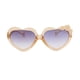 thumbnail image 1 of Gafas de sol en forma de corazón para niños Hugo amarillo, 1 of 10