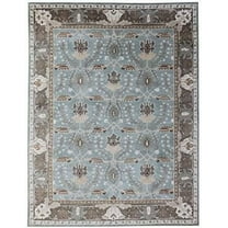 Leslie 2'.6" X 7' Area Rug Handcrafted Motif Floral Design Oriental Traditional Design Non-Shedding Fine Wool Pile & Easy-Care Areas in Living Room Bedroom