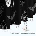 thumbnail image 6 of Black Gothic Hand Spider Pattern Shower Curtain 36"x72" ,Bathroom Decorative Shower Curtains Set with 12 Hooks,Modern Waterproof Washable Shower Curtain, 6 of 6
